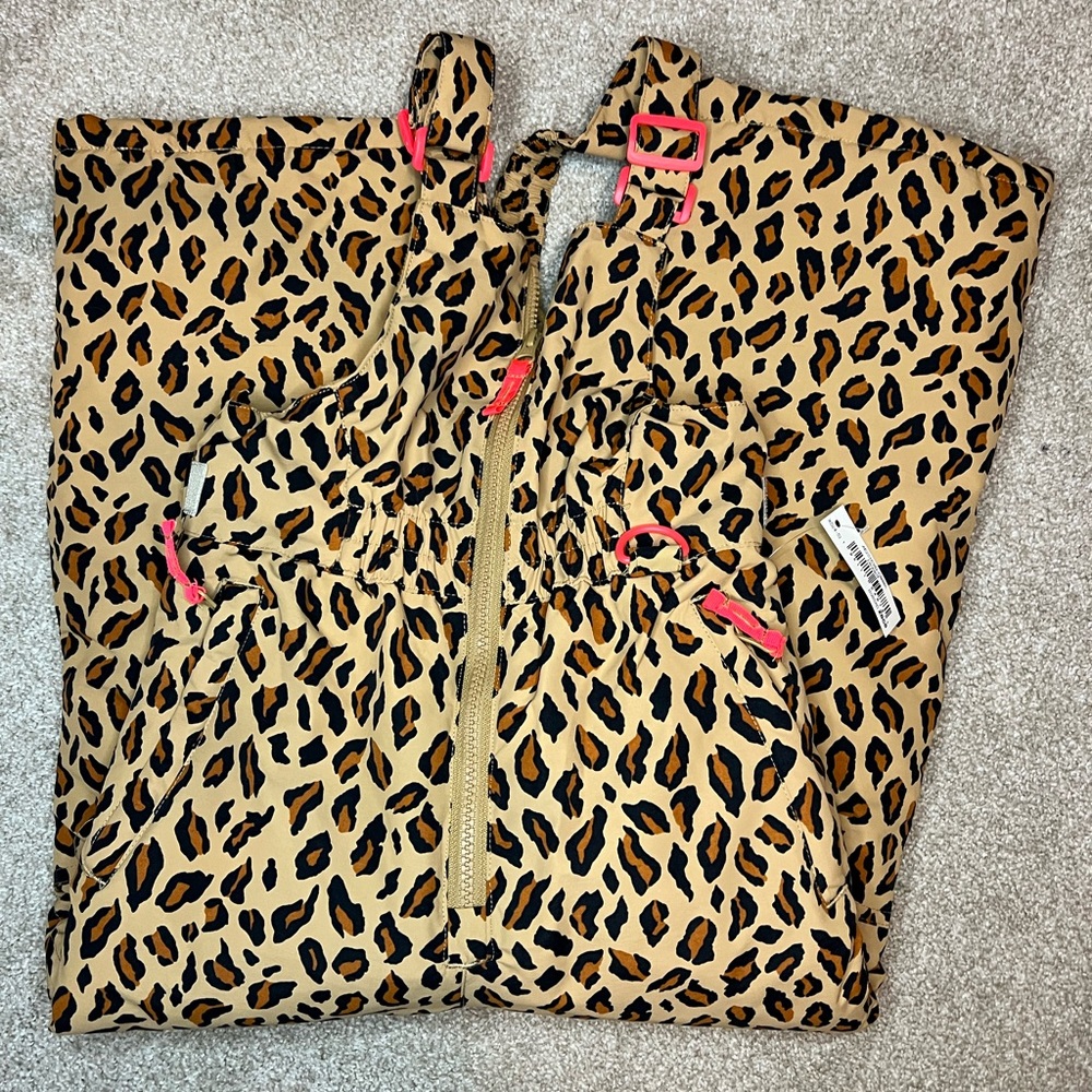 Amazon Basics- NWT- Toddler Girl Snow Bibs